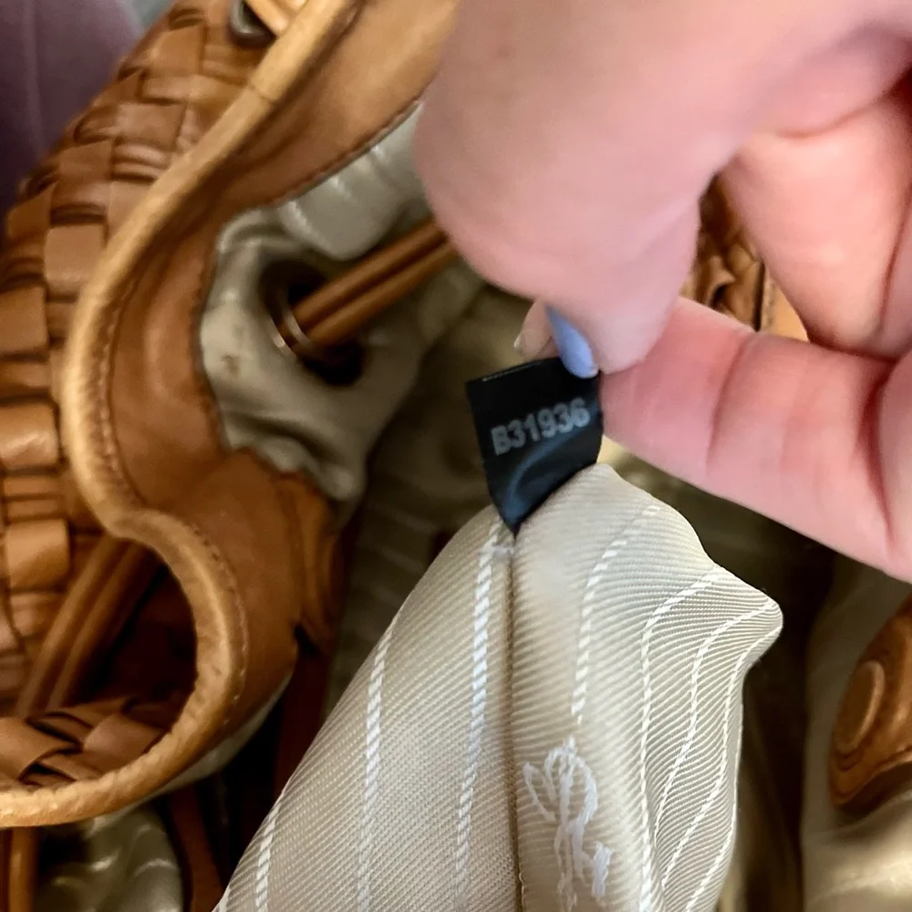 Cole Haan authentic unique basket weave bag - Picture 5 of 7